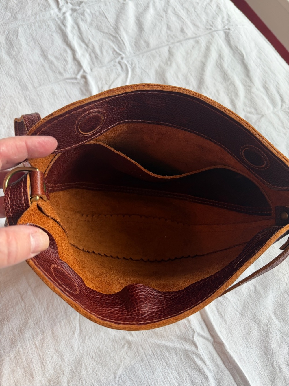 Portland Leather Medium Koala Bag - Nutmeg - Picture 4 of 11